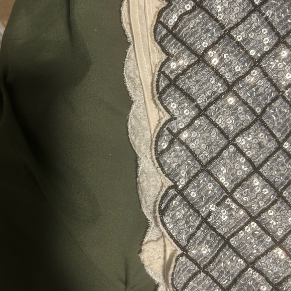 Silver Sequin Gryphon Skirt ASO Serena Van Der Woodsen on Gossip Girl Size L - Picture 9 of 15